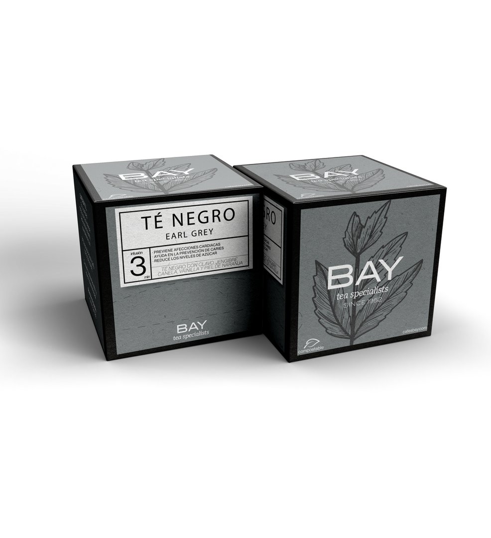 Té negro Earl grey 15p